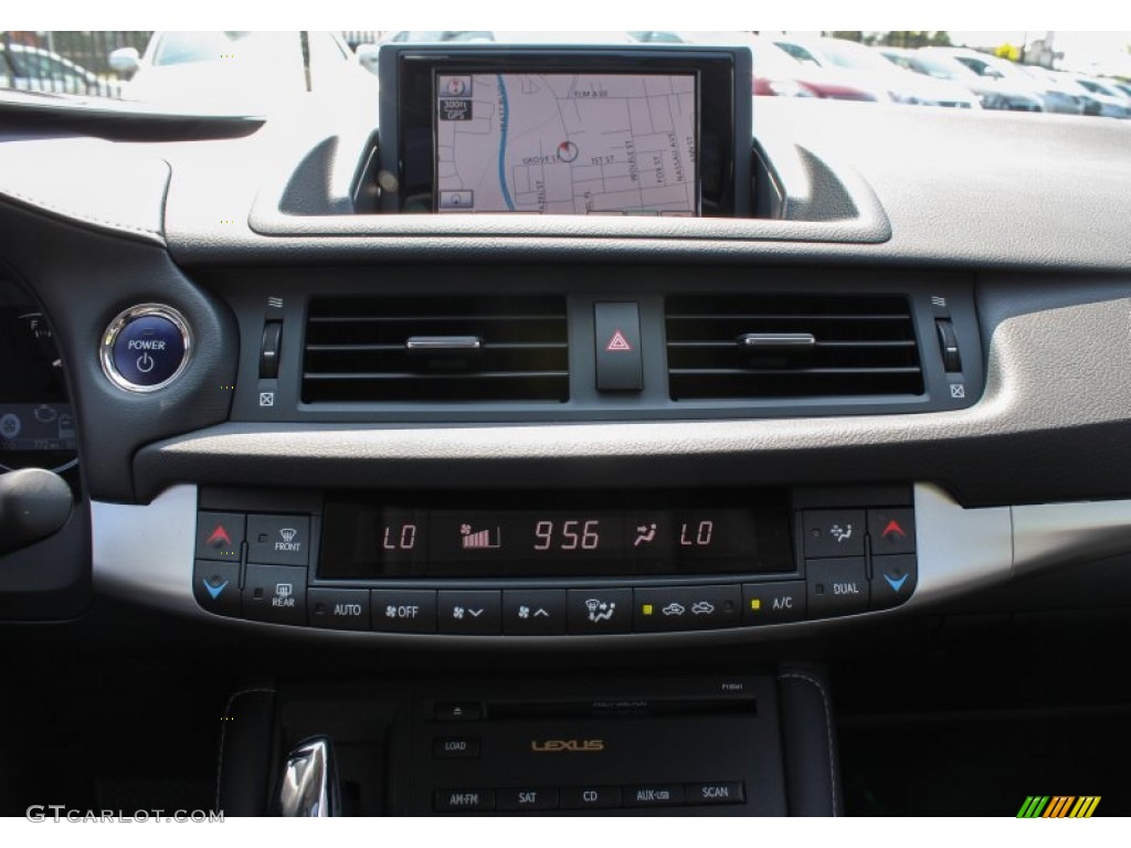 2012 CT 200h Hybrid Premium - Starfire White Pearl / Black photo #13