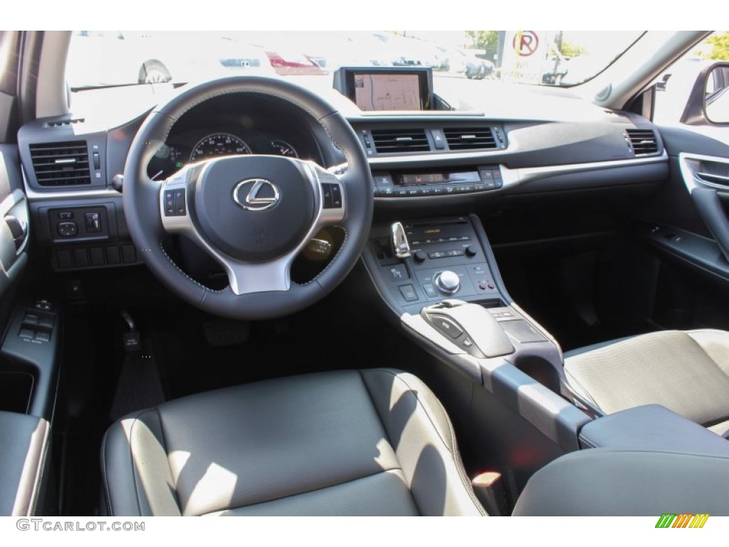 2012 CT 200h Hybrid Premium - Starfire White Pearl / Black photo #19