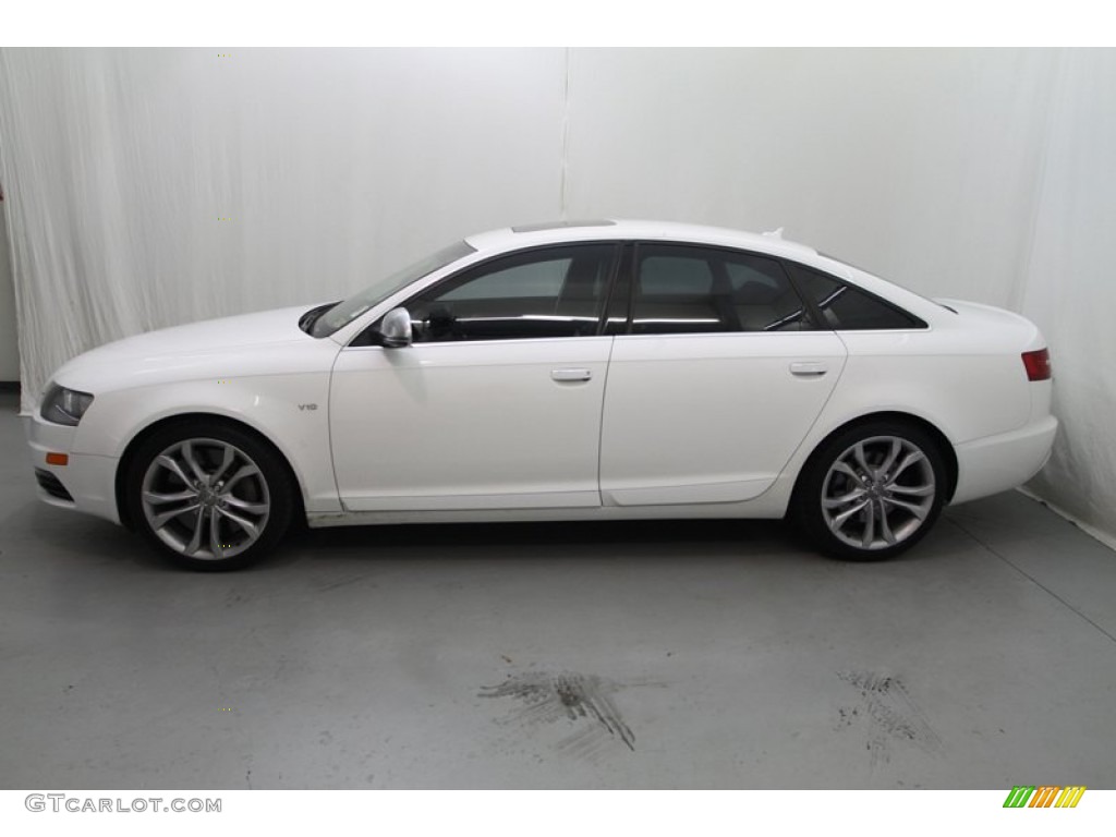2011 S6 5.2 FSI quattro Sedan - Ibis White / Black photo #3