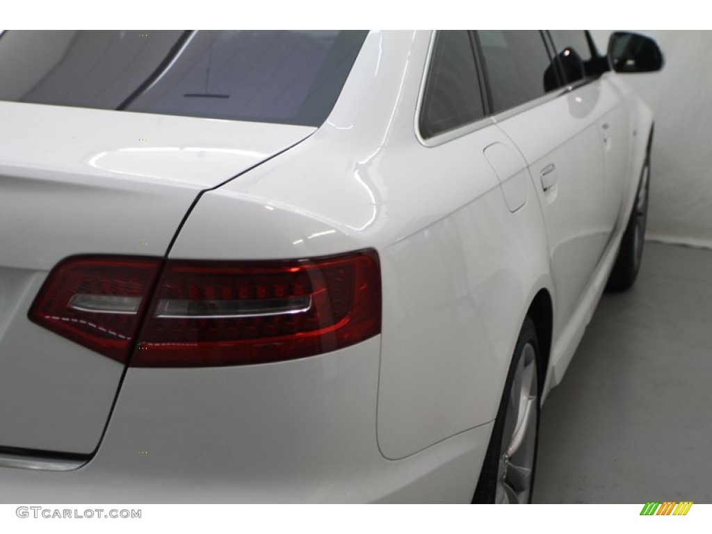 2011 S6 5.2 FSI quattro Sedan - Ibis White / Black photo #7