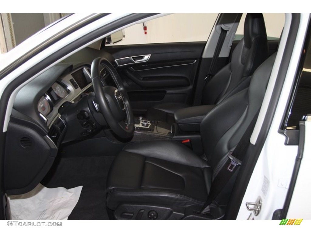 Black Interior 2011 Audi S6 5.2 FSI quattro Sedan Photo #81973321