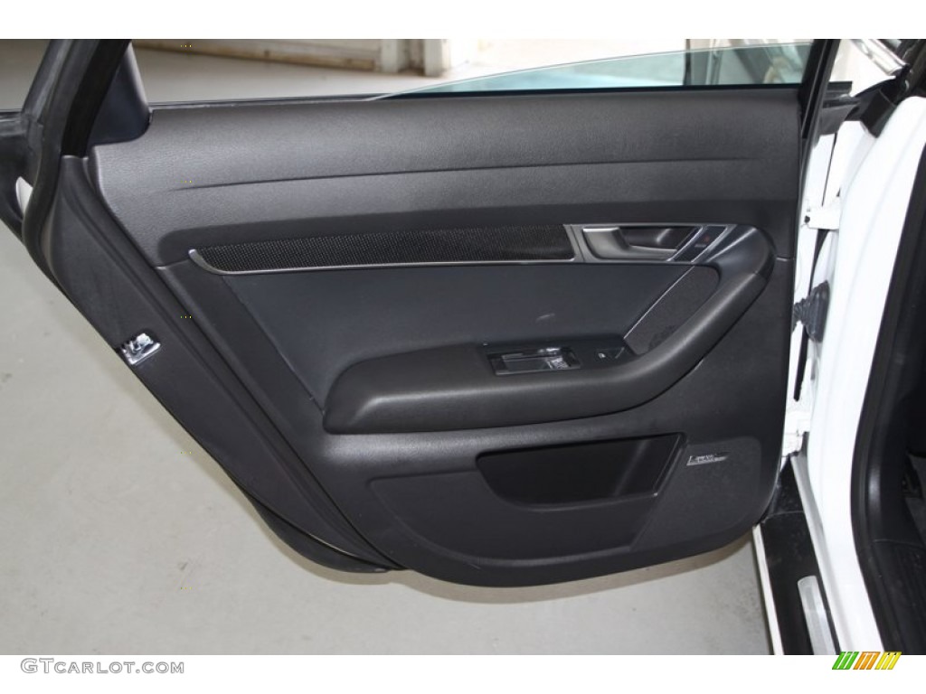 2011 Audi S6 5.2 FSI quattro Sedan Black Door Panel Photo #81973383