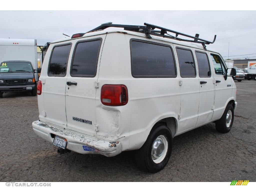 1994 Ram Van B250 Cargo - Bright White / Blue photo #4