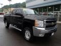 Black - Silverado 2500HD LTZ Extended Cab 4x4 Photo No. 2
