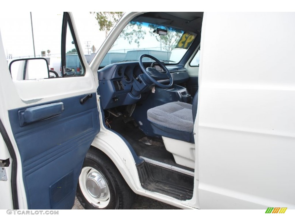 1994 Ram Van B250 Cargo - Bright White / Blue photo #12