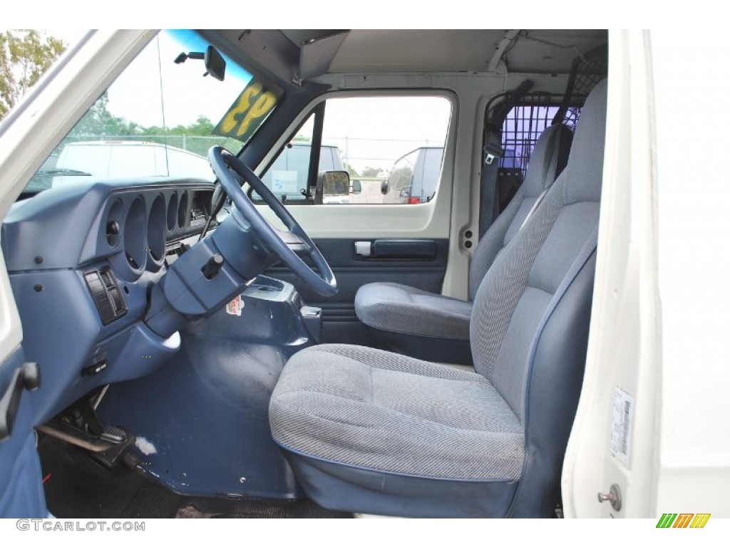 Blue Interior 1994 Dodge Ram Van B250 Cargo Photo #81974170