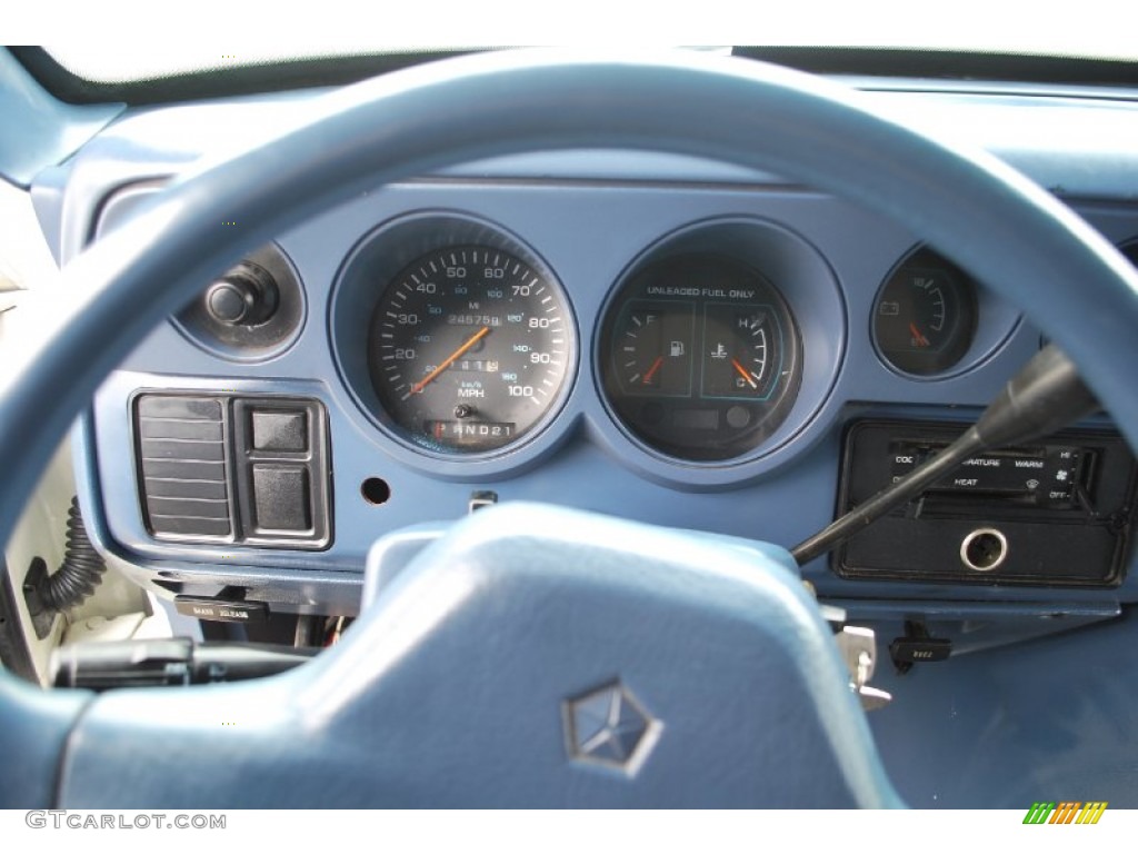 1994 Ram Van B250 Cargo - Bright White / Blue photo #14
