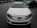 2010 White Platinum Tri-coat Metallic Ford Fusion SEL  photo #3