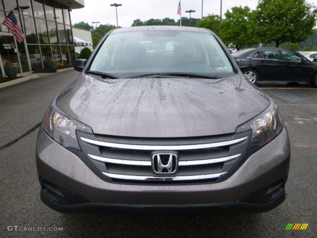 2012 CR-V LX 4WD - Urban Titanium Metallic / Black photo #8