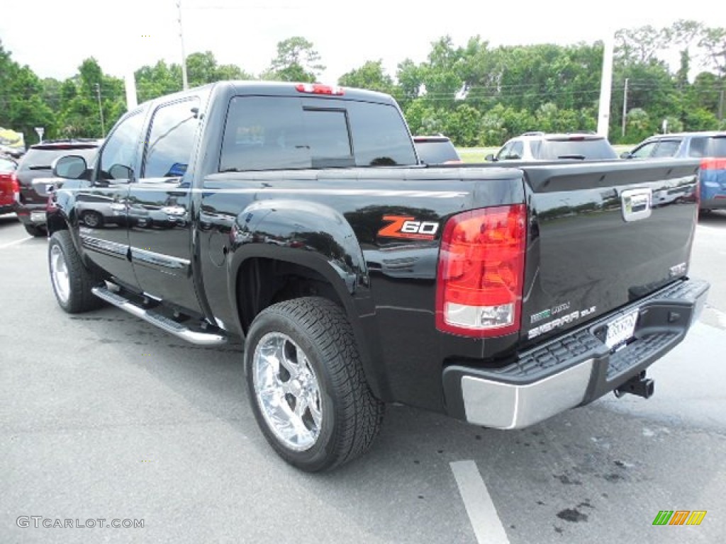 2010 Sierra 1500 SLE Crew Cab - Onyx Black / Ebony photo #3