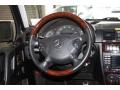2007 Mercedes-Benz G Black Interior Steering Wheel Photo