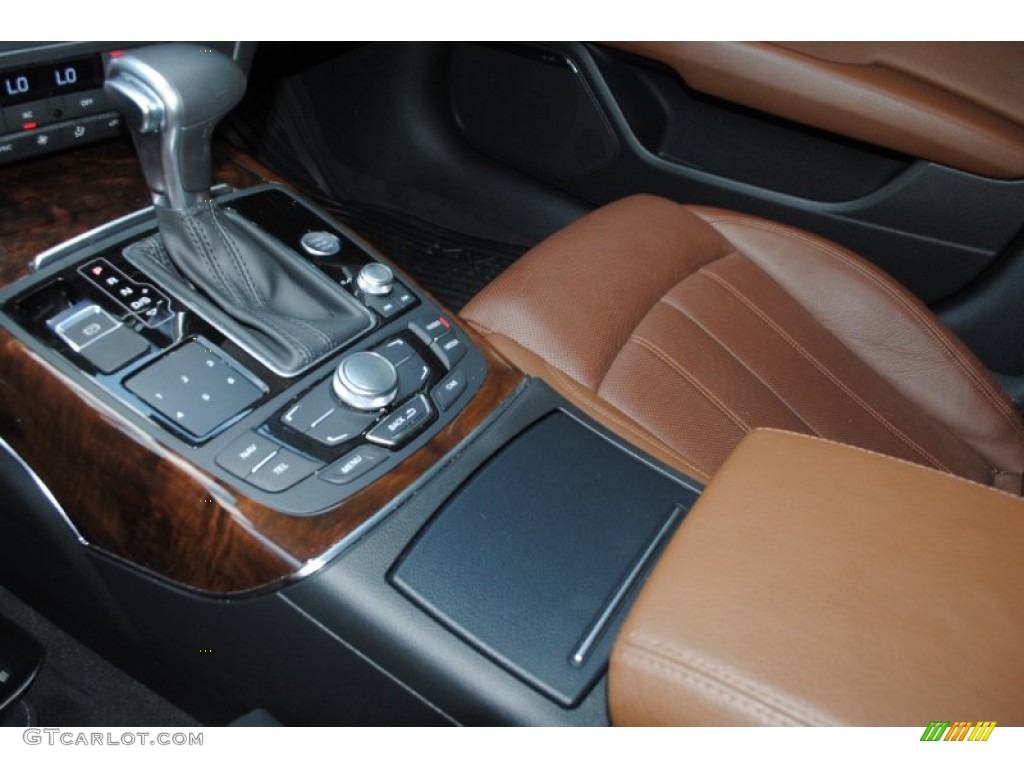 2012 A7 3.0T quattro Premium - Oolong Grey Metallic / Nougat Brown photo #29