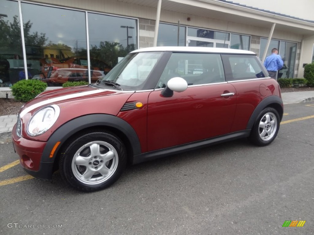 2007 Cooper Hardtop - Nightfire Red Metallic / Grey/Carbon Black photo #2