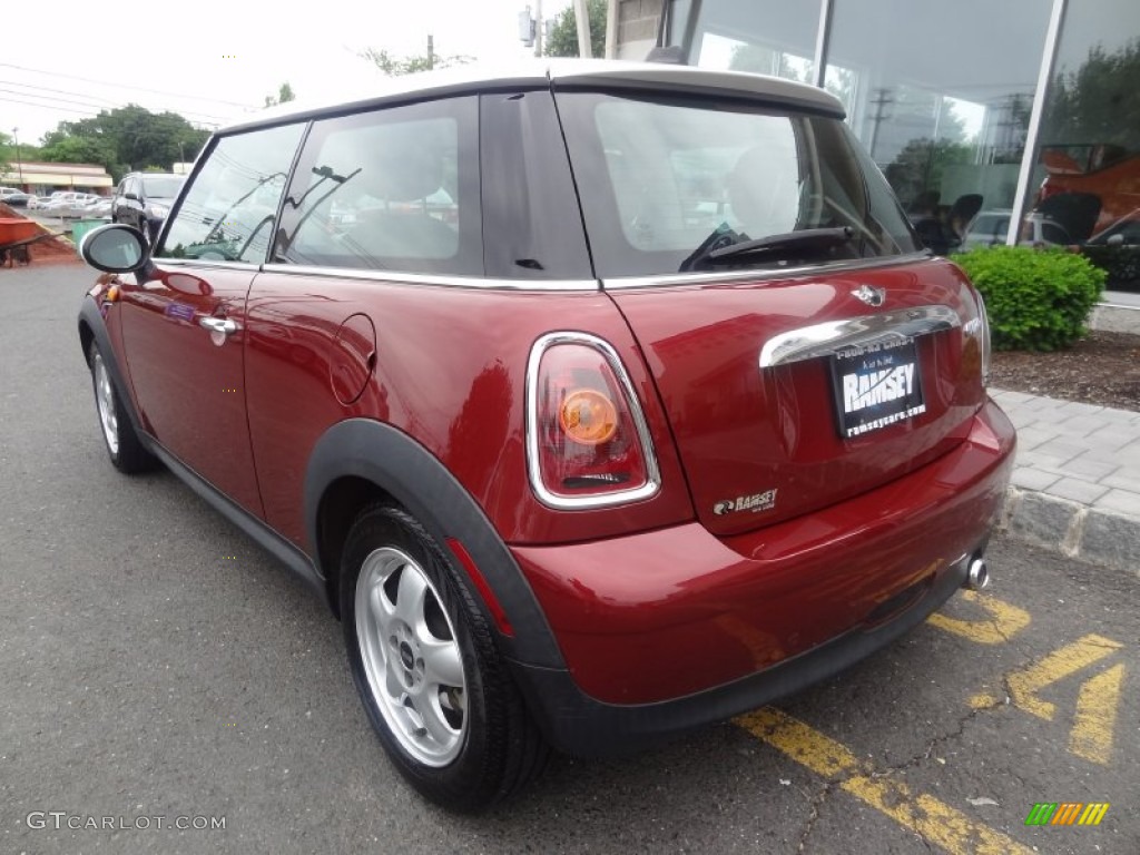 2007 Cooper Hardtop - Nightfire Red Metallic / Grey/Carbon Black photo #4
