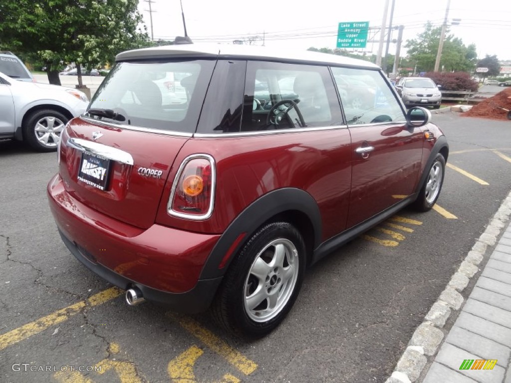 2007 Cooper Hardtop - Nightfire Red Metallic / Grey/Carbon Black photo #6
