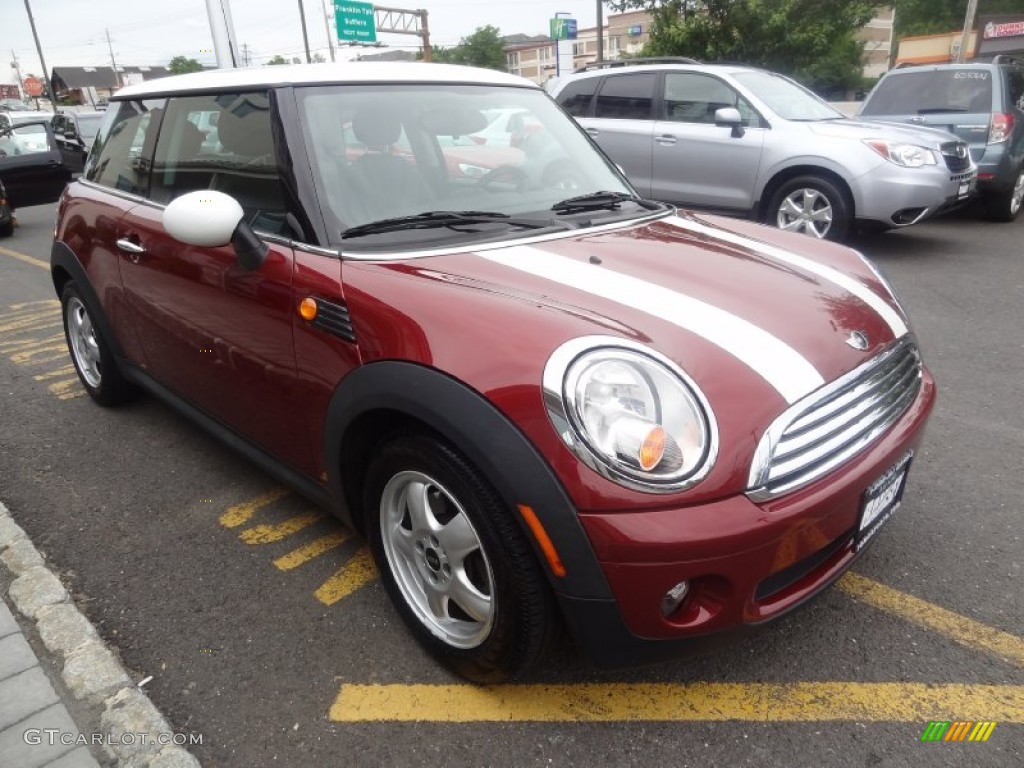 2007 Cooper Hardtop - Nightfire Red Metallic / Grey/Carbon Black photo #8