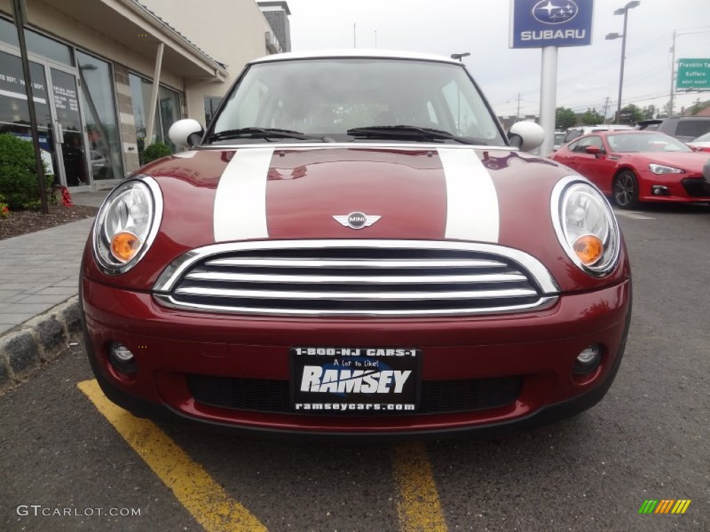 2007 Cooper Hardtop - Nightfire Red Metallic / Grey/Carbon Black photo #9