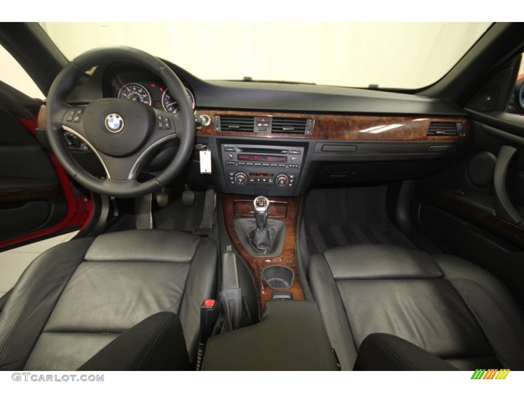 2007 BMW 3 Series 335i Convertible Black Dashboard Photo #81979849