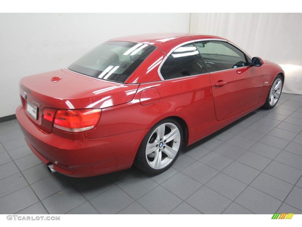 2007 3 Series 335i Convertible - Crimson Red / Black photo #12