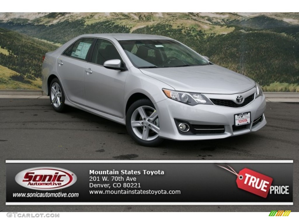 2013 Camry SE - Classic Silver Metallic / Black/Ash photo #1