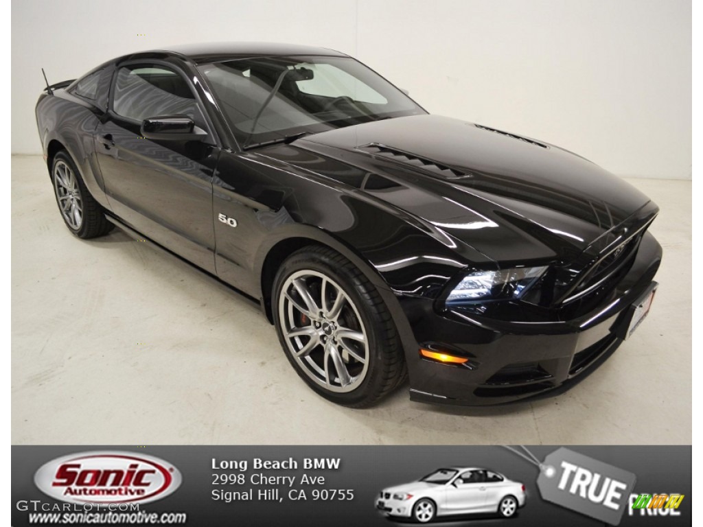 2013 Mustang GT Coupe - Black / Charcoal Black photo #1