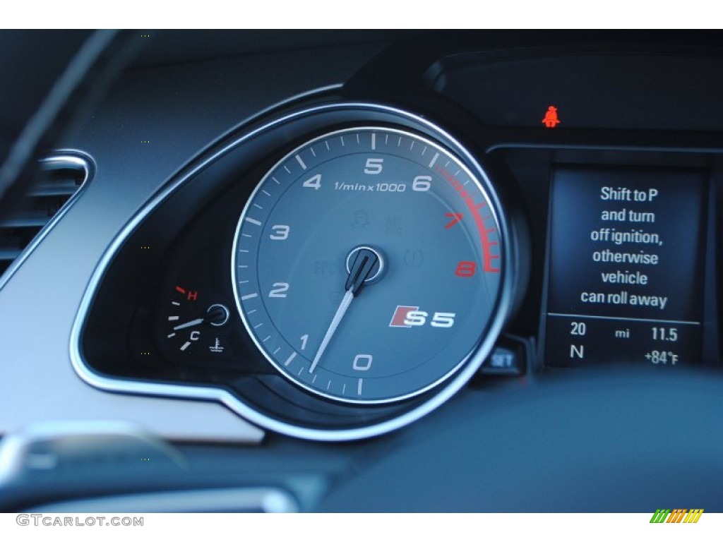 2013 Audi S5 3.0 TFSI quattro Convertible Gauges Photo #81984177