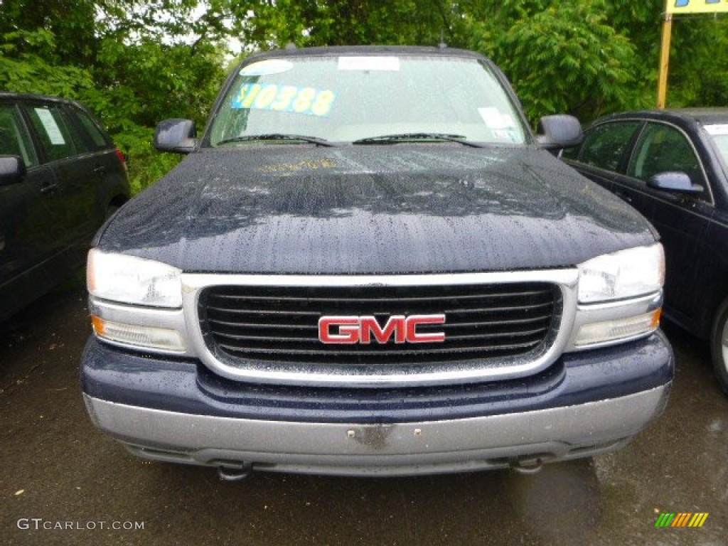 2004 Yukon SLT 4x4 - Deep Blue Metallic / Neutral/Shale photo #5