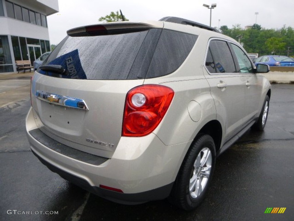 2011 Equinox LT AWD - Gold Mist Metallic / Jet Black photo #3