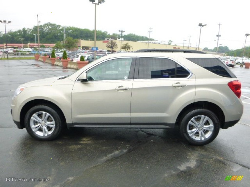 2011 Equinox LT AWD - Gold Mist Metallic / Jet Black photo #6