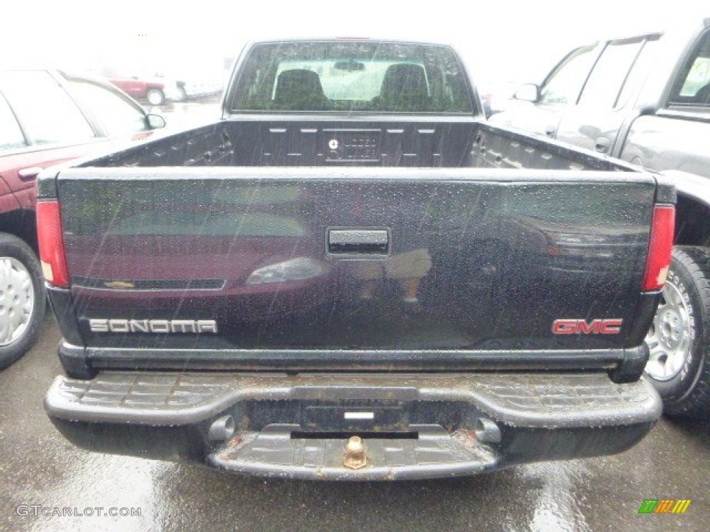 2002 Sonoma SL Extended Cab - Onyx Black / Graphite photo #3