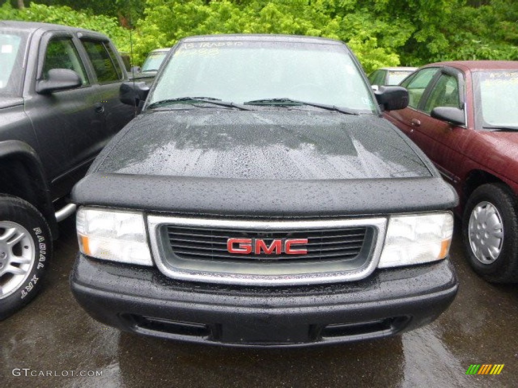 2002 Sonoma SL Extended Cab - Onyx Black / Graphite photo #6