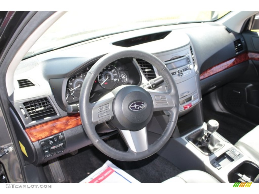 2010 Subaru Legacy 2.5 GT Limited Sedan Off Black Dashboard Photo #81985657