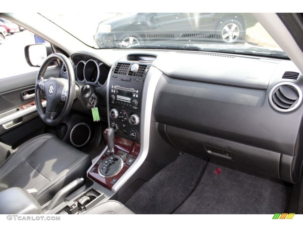 2007 Grand Vitara Luxury 4x4 - Azure Grey Metallic / Black photo #9