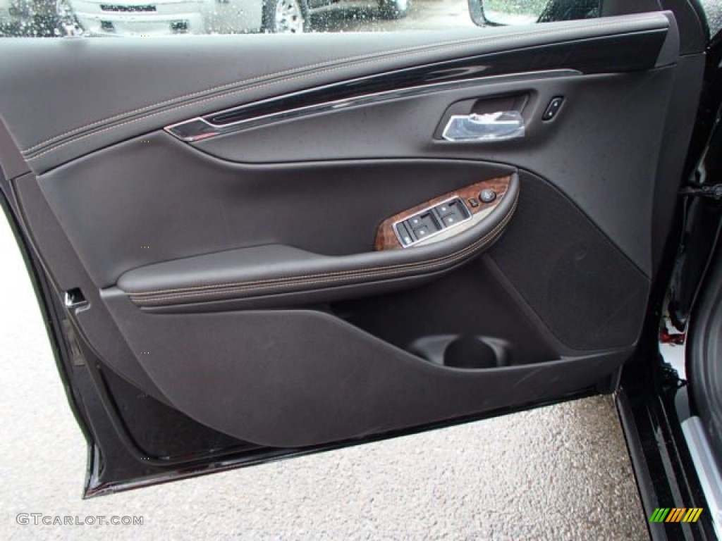2014 Chevrolet Impala LTZ Jet Black Door Panel Photo #81986024