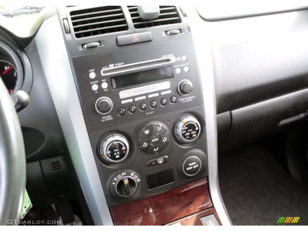 2007 Grand Vitara Luxury 4x4 - Azure Grey Metallic / Black photo #13
