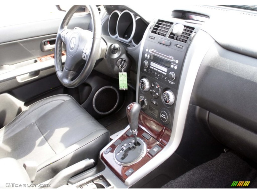 2007 Grand Vitara Luxury 4x4 - Azure Grey Metallic / Black photo #15