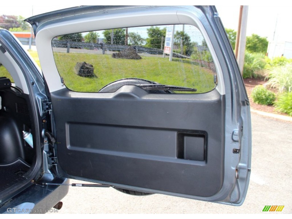 2007 Grand Vitara Luxury 4x4 - Azure Grey Metallic / Black photo #17