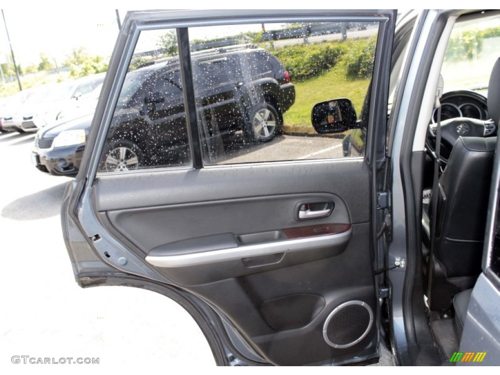 2007 Grand Vitara Luxury 4x4 - Azure Grey Metallic / Black photo #21