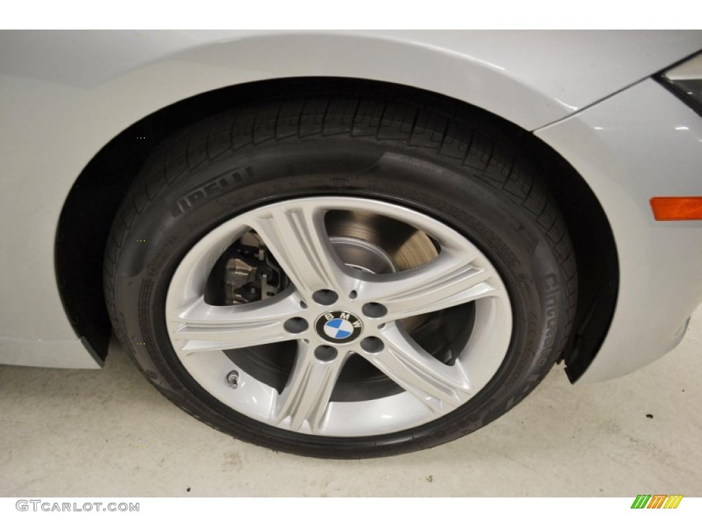 2013 3 Series 328i Sedan - Glacier Silver Metallic / Black photo #3