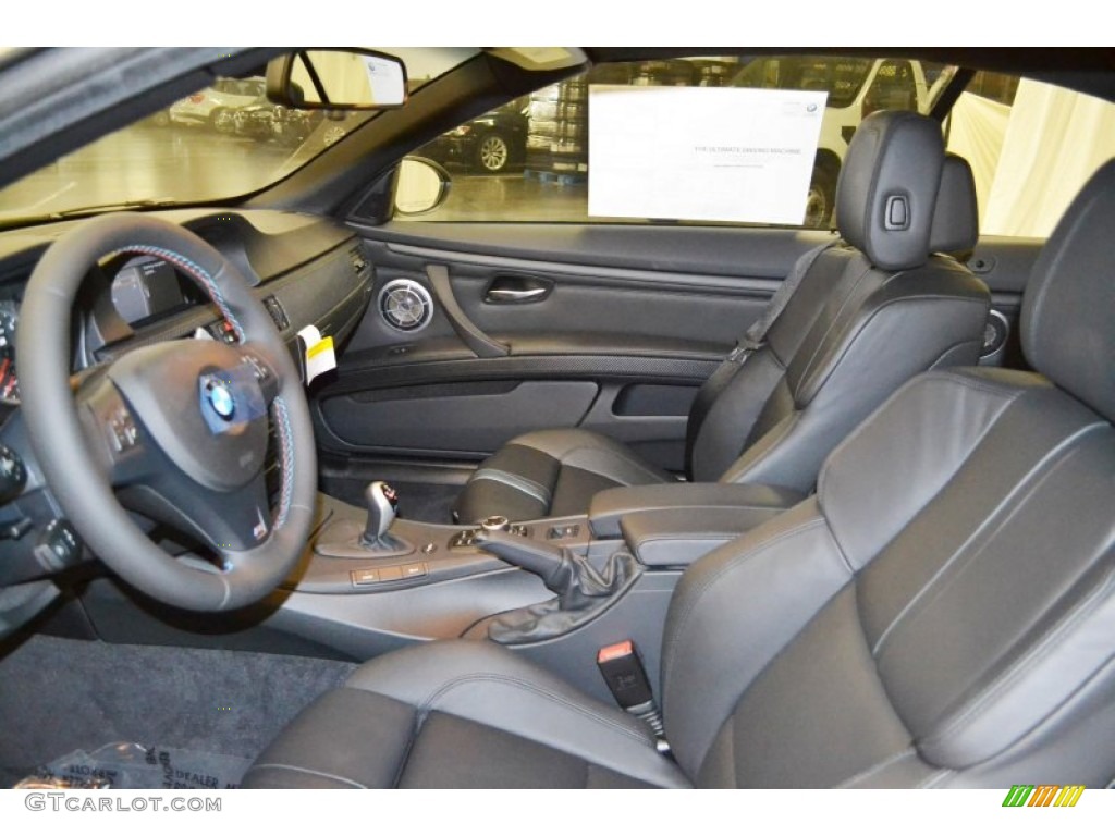 Black Interior 2013 BMW M3 Convertible Photo #81986935