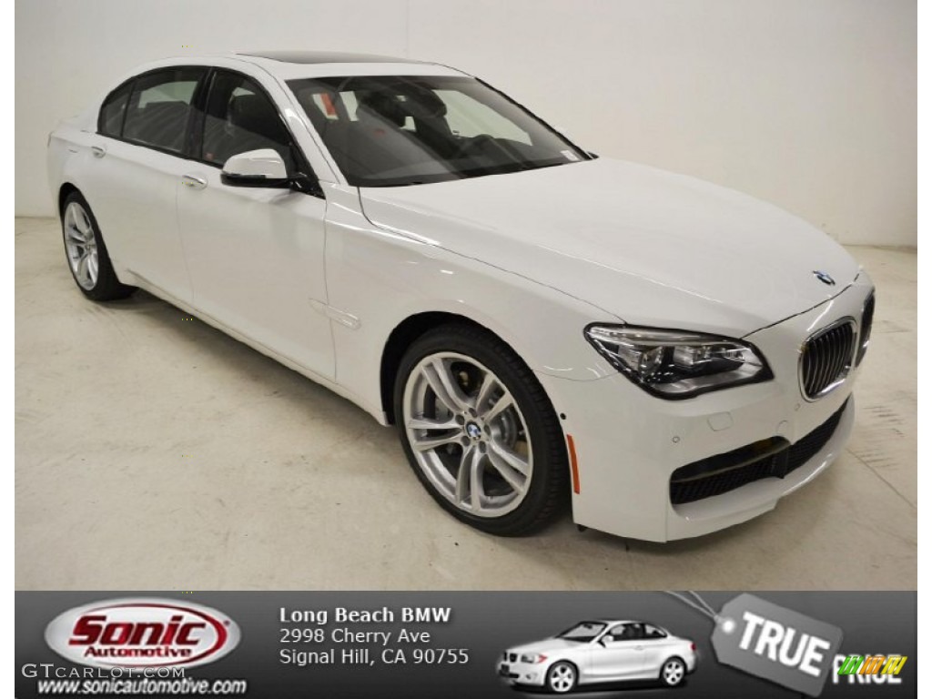 2013 7 Series 750Li Sedan - Alpine White / Black photo #1