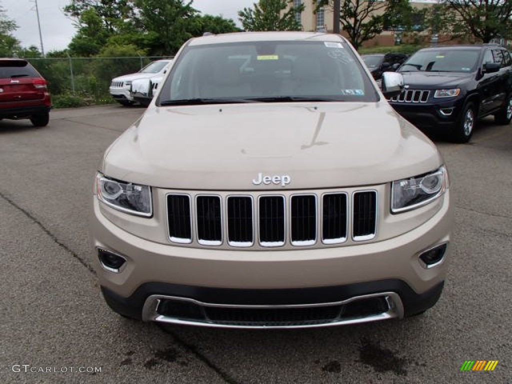 2014 Grand Cherokee Limited 4x4 - Cashmere Pearl / New Zealand Black/Light Frost photo #3
