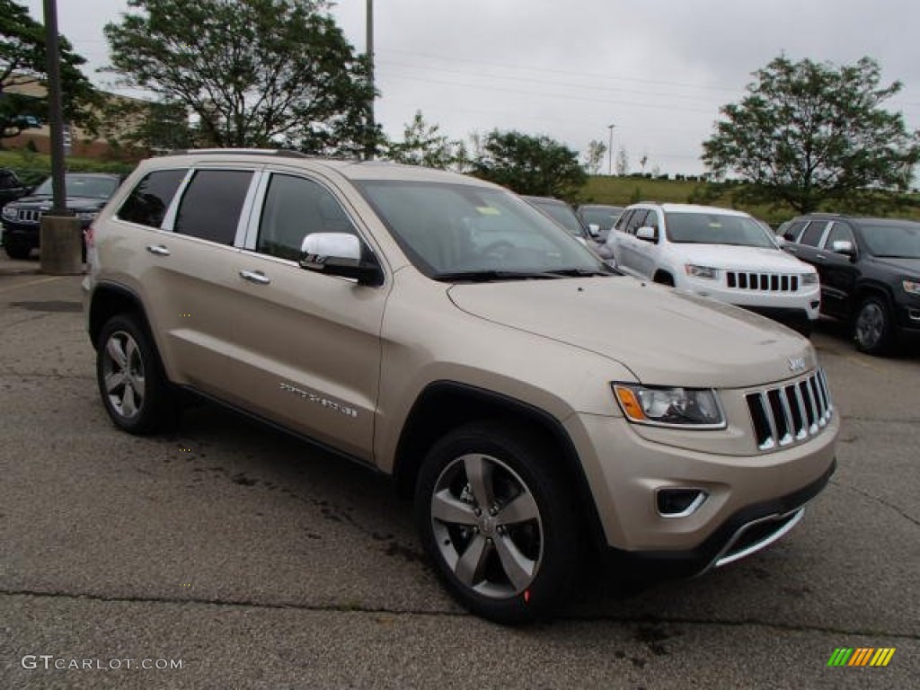 2014 Grand Cherokee Limited 4x4 - Cashmere Pearl / New Zealand Black/Light Frost photo #4