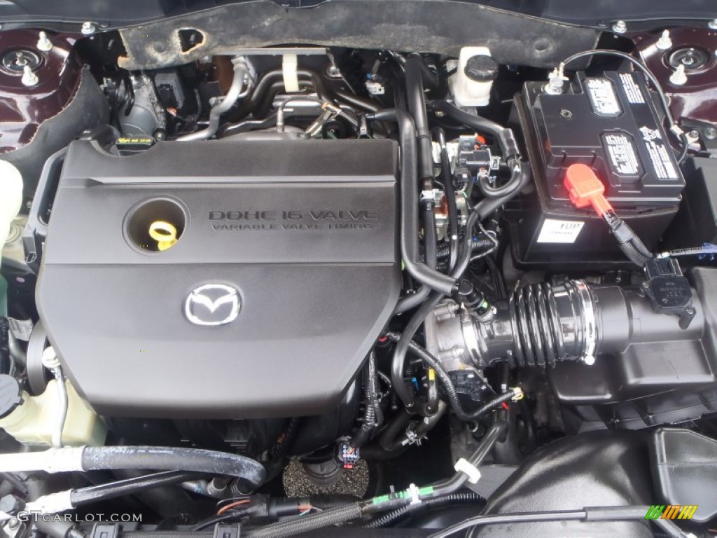 2010 MAZDA6 i Grand Touring Sedan - Black Cherry Metallic / Beige photo #10