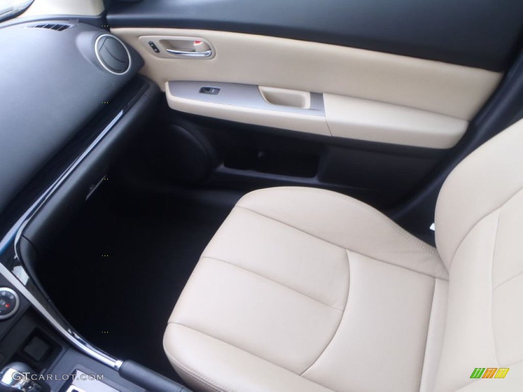 2010 MAZDA6 i Grand Touring Sedan - Black Cherry Metallic / Beige photo #17