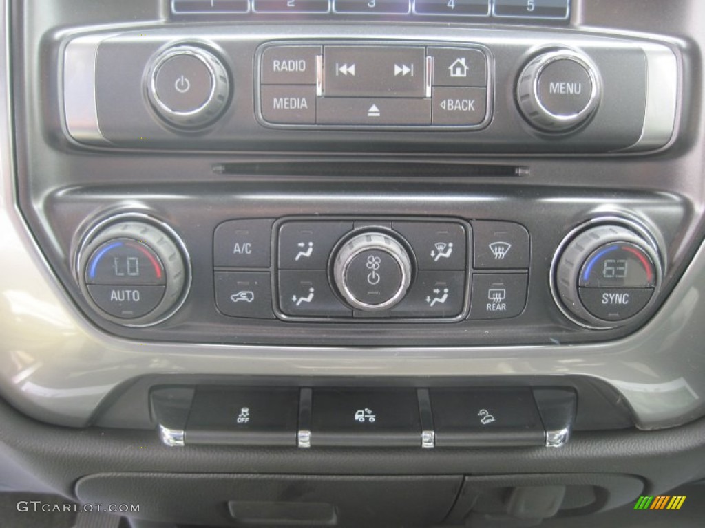 2014 Chevrolet Silverado 1500 LT Z71 Crew Cab 4x4 Controls Photo #81991499