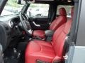 2013 Jeep Wrangler Rubicon 10th Anniversary Edition Red/Black Interior Interior Photo