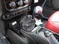 2013 Jeep Wrangler Rubicon 10th Anniversary Edition Red/Black Interior Transmission Photo