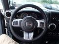 2013 Jeep Wrangler Rubicon 10th Anniversary Edition Red/Black Interior Steering Wheel Photo