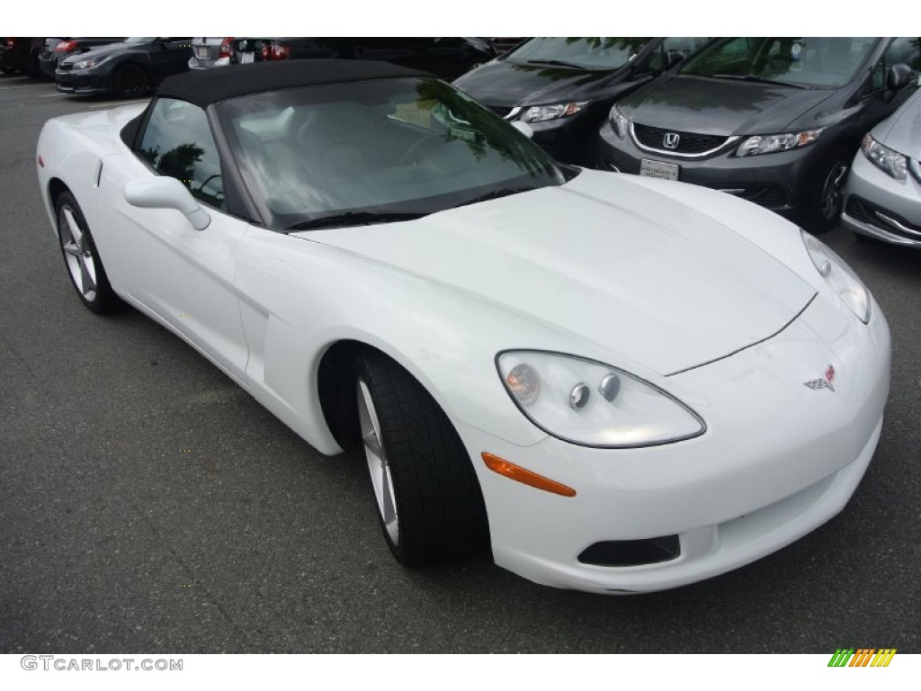 Arctic White 2012 Chevrolet Corvette Convertible Exterior Photo #81994742